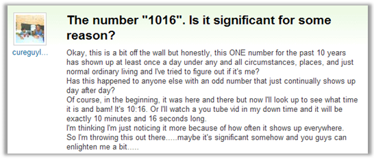 1016 on Yahoo! Answers