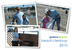 Guidance Green Beach Cleanup 2010