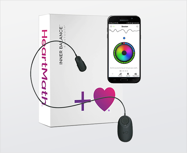 HeartMath Device with Mobile Phone