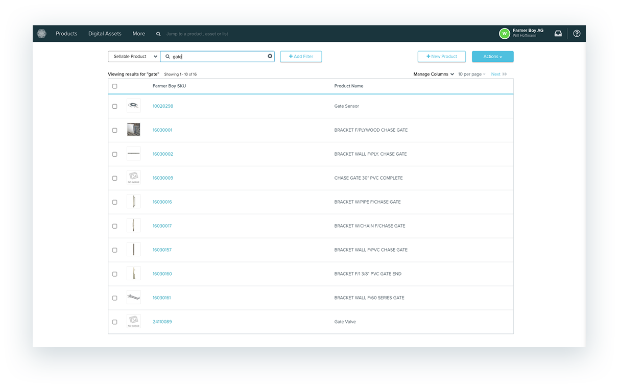 Salsify Dashboard | Farmer Boy