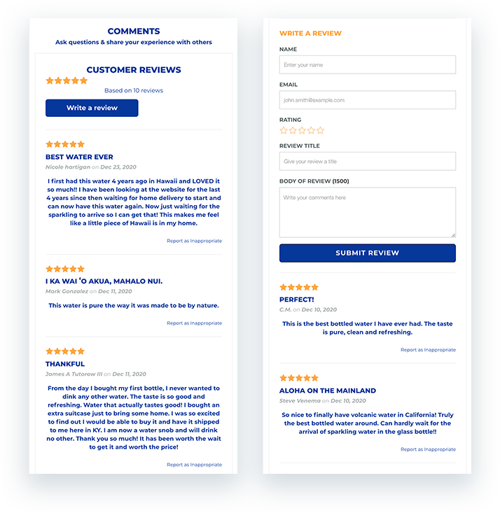 Hawaii volcanic reviews