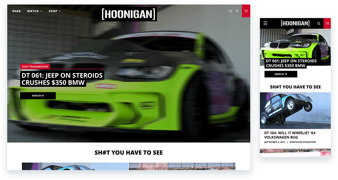 Hoonigan - Case Study